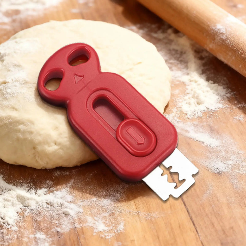 Scoring Lame Anti-Slip Handle Ergonomic Dough Scorer Baking Supplies Bread Lame for Crafts Festival Home Party Kitchen Zpaxo