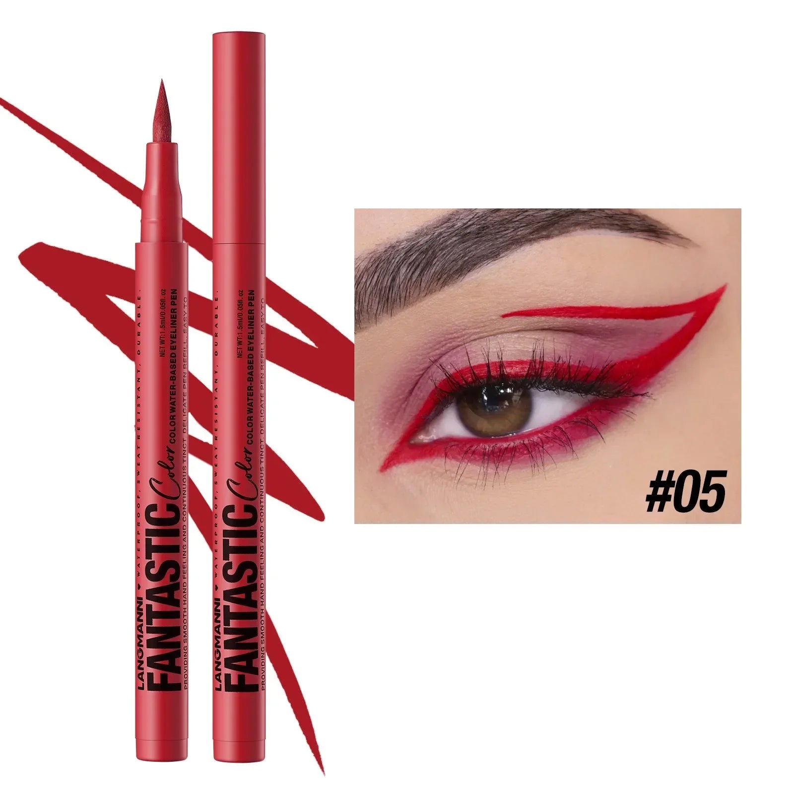 Red Wine Black Waterproof Eyeliner Pencil Untra-fine Liquid Eye Liner Pen Quick Dry Long Lasting Non Smudge Makeup Cosmetics Zpaxo 05 REFILL