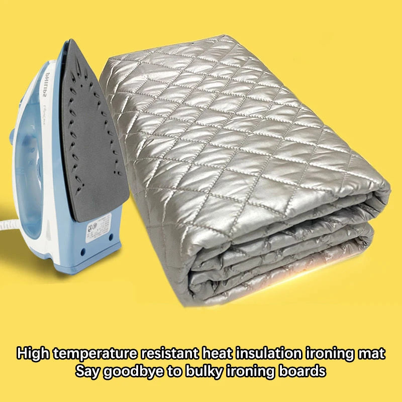 Table Ironing Mat Laundry Pad Portable Travel Clothes Protector Board