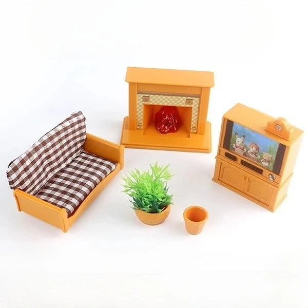 1 12 Dollhouse Miniature Furniture DIY Toy Forest Family Boys Girls Zpaxo 11