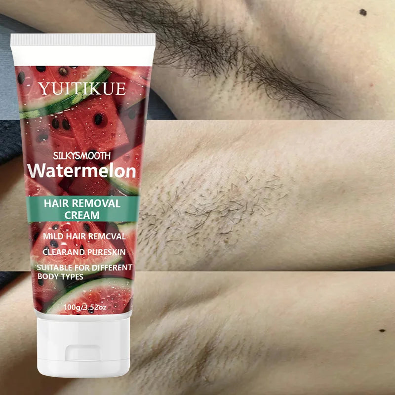 YUITIKUE Watermelon Depilatory Cream – Painless Hair Removal Depilatory Cream Zpaxo