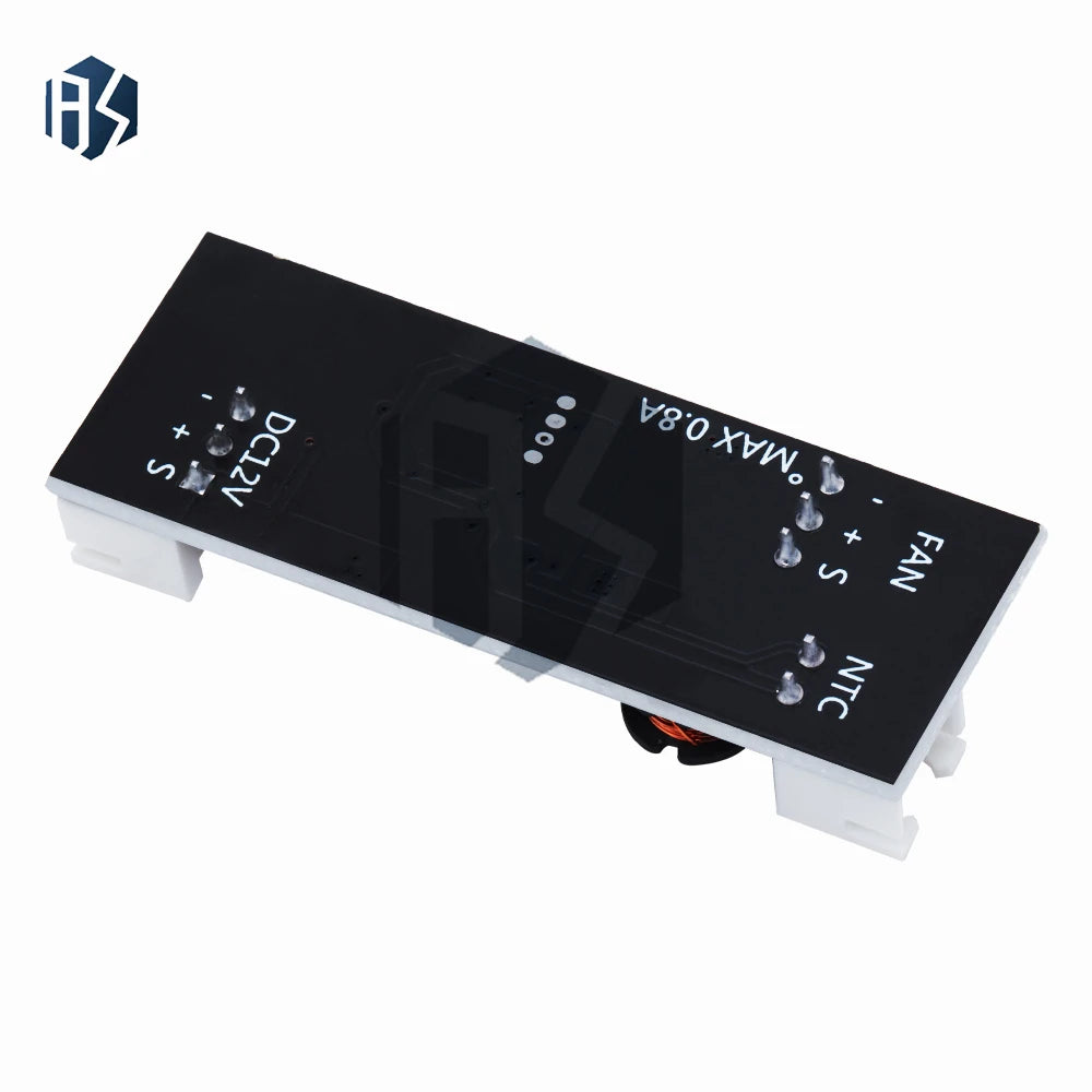 Single 12V 0 8A DC PWM 2-3 Wire Fan Temperature Control Speed Zpaxo