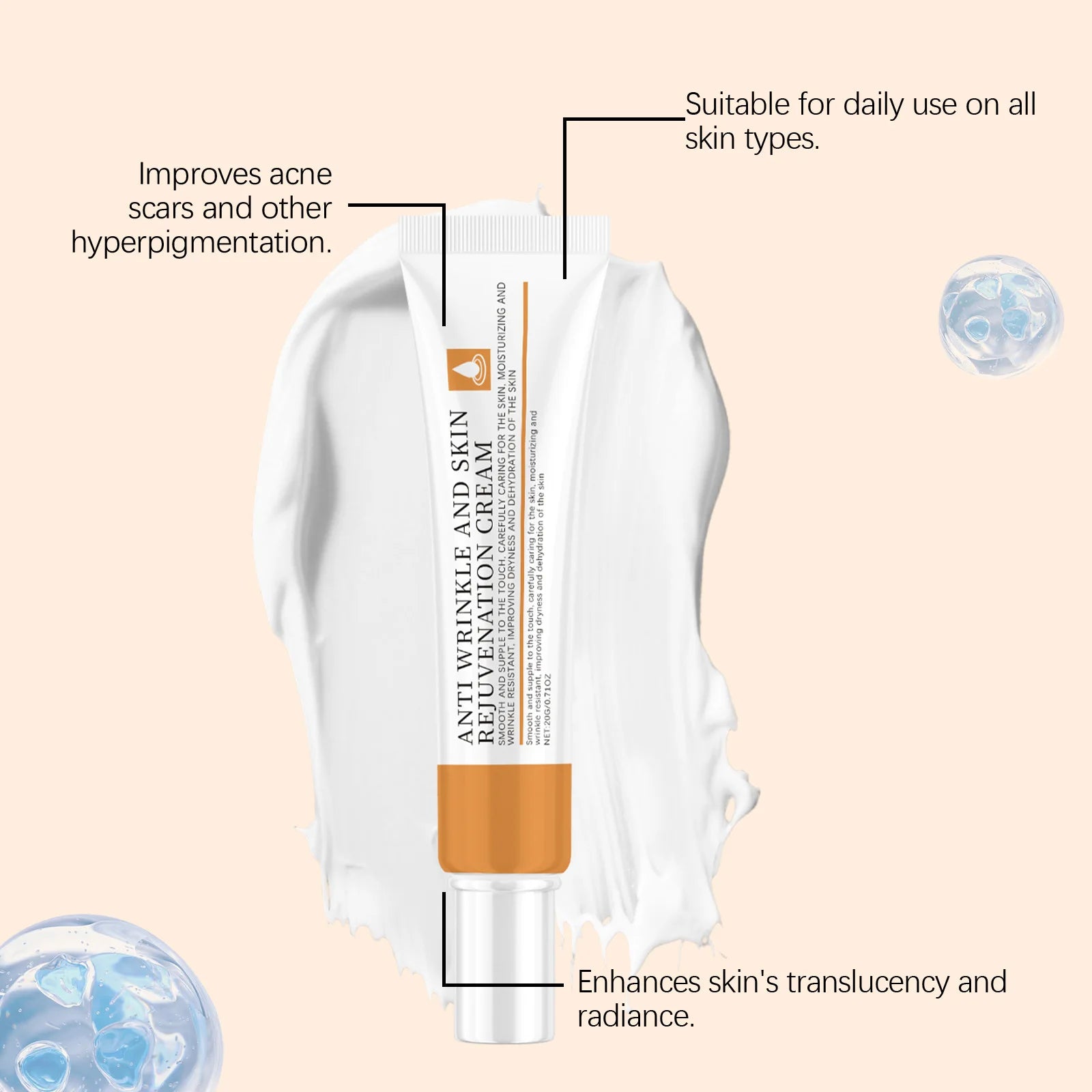Nicotinamide Face Cream – Brighten Skin & Reduce Pigmentation Face Moisturizer Cream Zpaxo