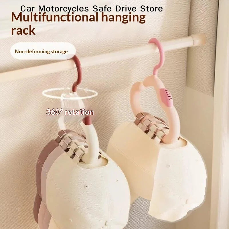 MRotatable Hat Storage Clothes Hanger Multi-function Hook Home Use