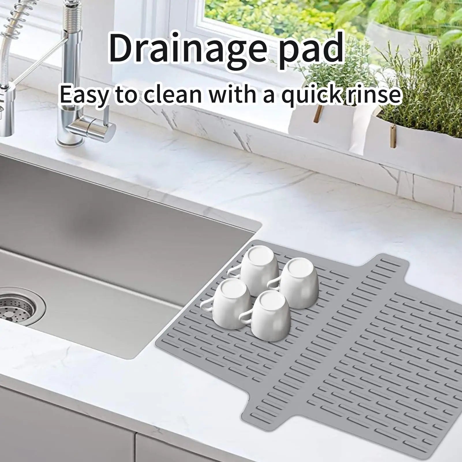 Sink Divider Protector Protectors Kitchen Divided Pad Guard Counter
