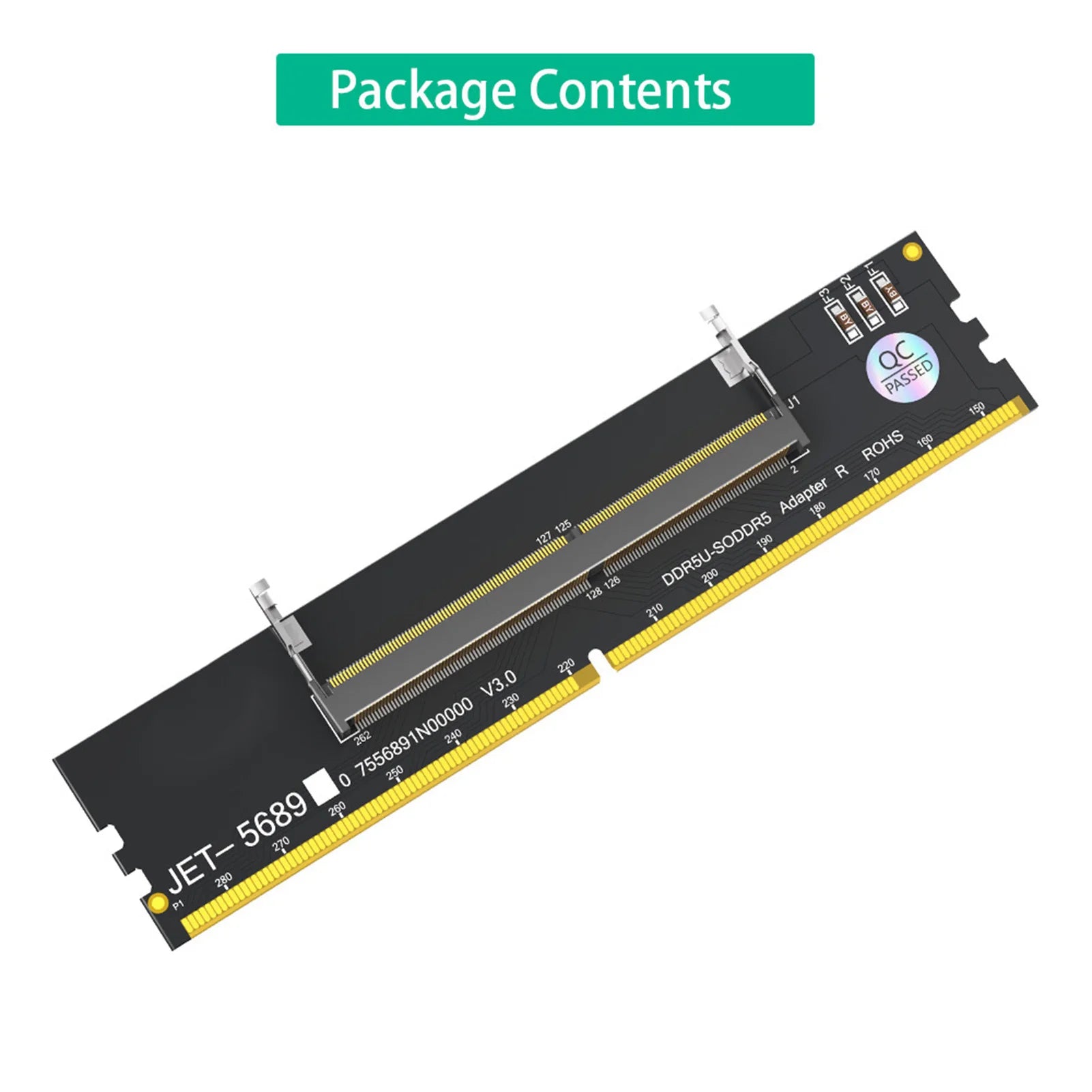 DDR5 U-DIMM SO RVS Adapter Card Laptop Desktop Memory Converter