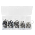 Box Fishing Hooks Carbon Steel Barbed Fishhooks Fish Freshwater