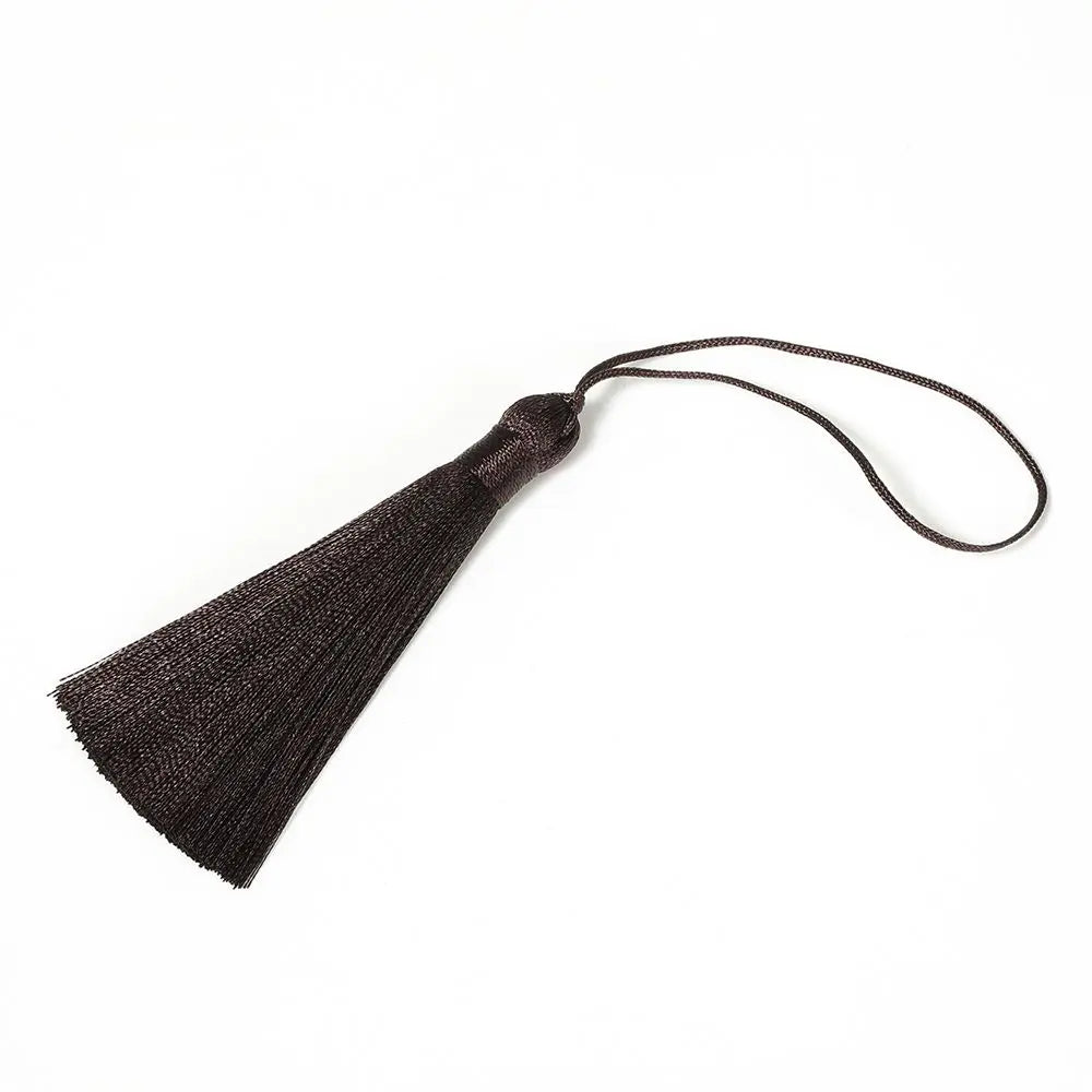 Handmade Wedding Decoration DIY Embellish Crafts Tassel Trim Accessories Tassel Hanging Rope Tassel Fringe Silk Tassel Pendant Zpaxo black