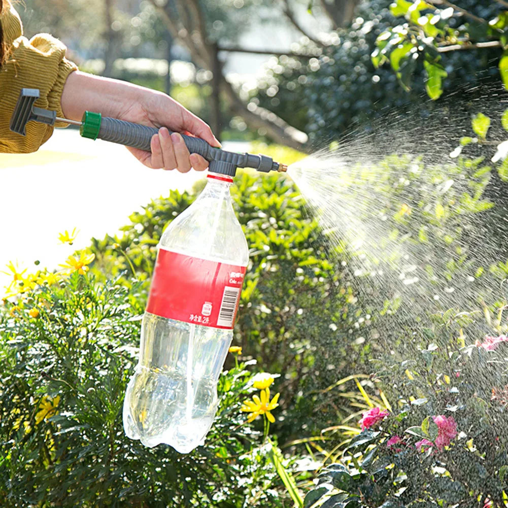 Garden Irrigation Air Pump Adjustable Drink Bottle Spray Nozzle Zpaxo