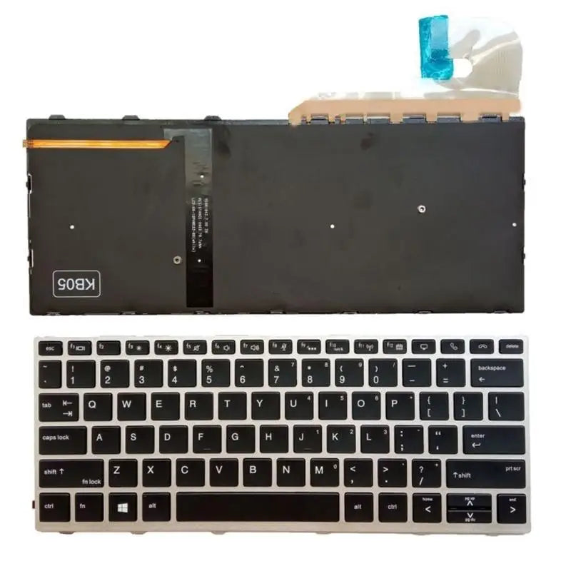 652F Keyboard HP Elitebook 730 735 830 US Zpaxo