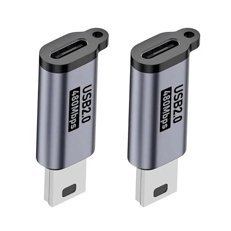 652F USB to Type C Adapters Optional for Seamlessly Device Connection and Fast Charging with Durability PVC Aluminum Alloy Zpaxo