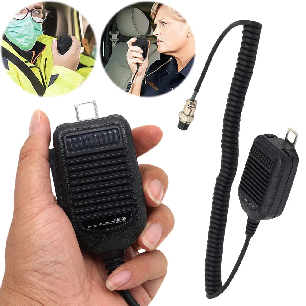 HM-36 Microphone Replacement 8 Pin Handheld Speaker ICOM Radio IC-718