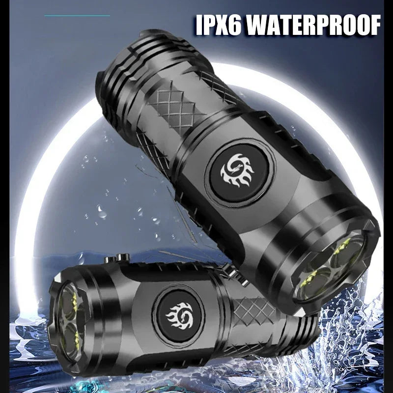Rechargeable LED Pen Flashlight | Type-C, 350+ Lm, SOS