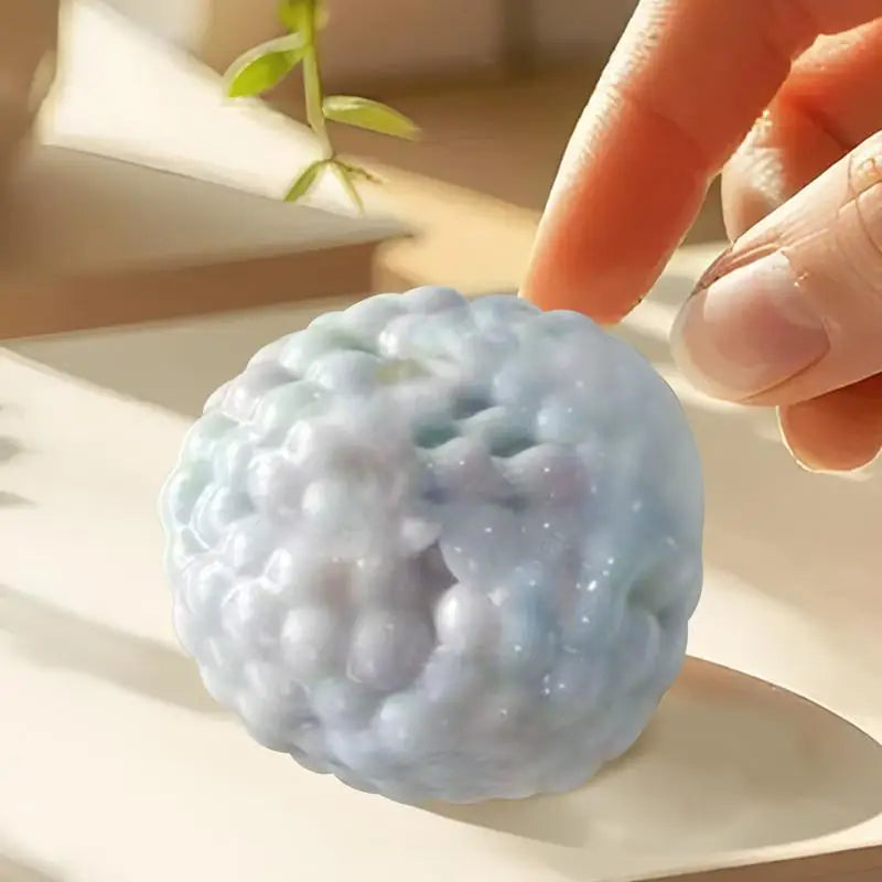 Stress Balls Soft Squish Noisy Ball Calming Fidget Toys Gem Sensory Zpaxo