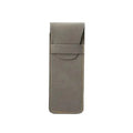 Vintage Leather Pen Case Pocket Pouch Sleeve Travel Mini Flap