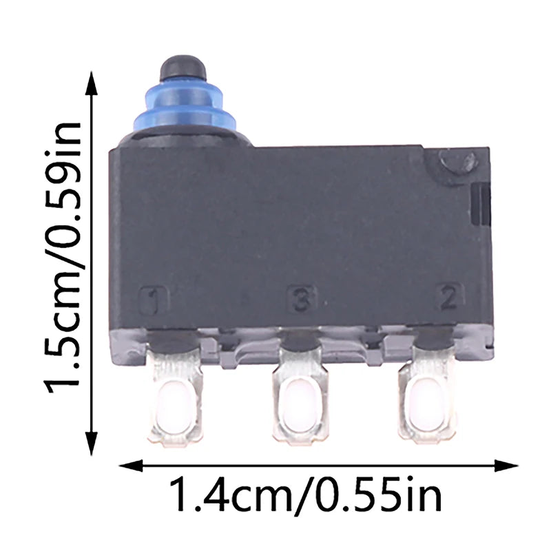 1Pc Micro Switch D2HW-ER201H Waterproof Car Door Lock Micro Switch Seal Waterproof Dust Button Micro Switch Zpaxo