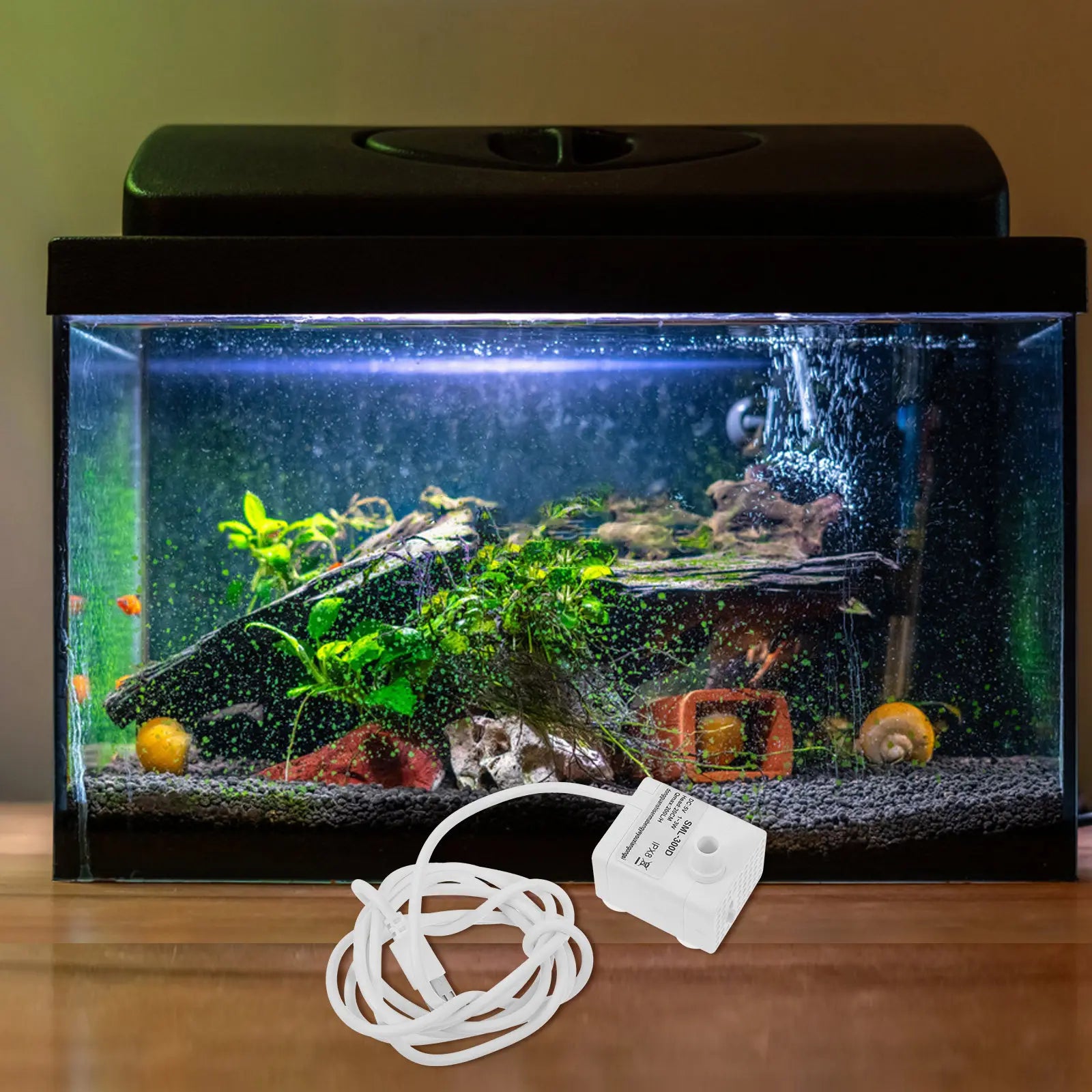 Mini Submersible Water Pump Easy Install Time Saving Fish Tank