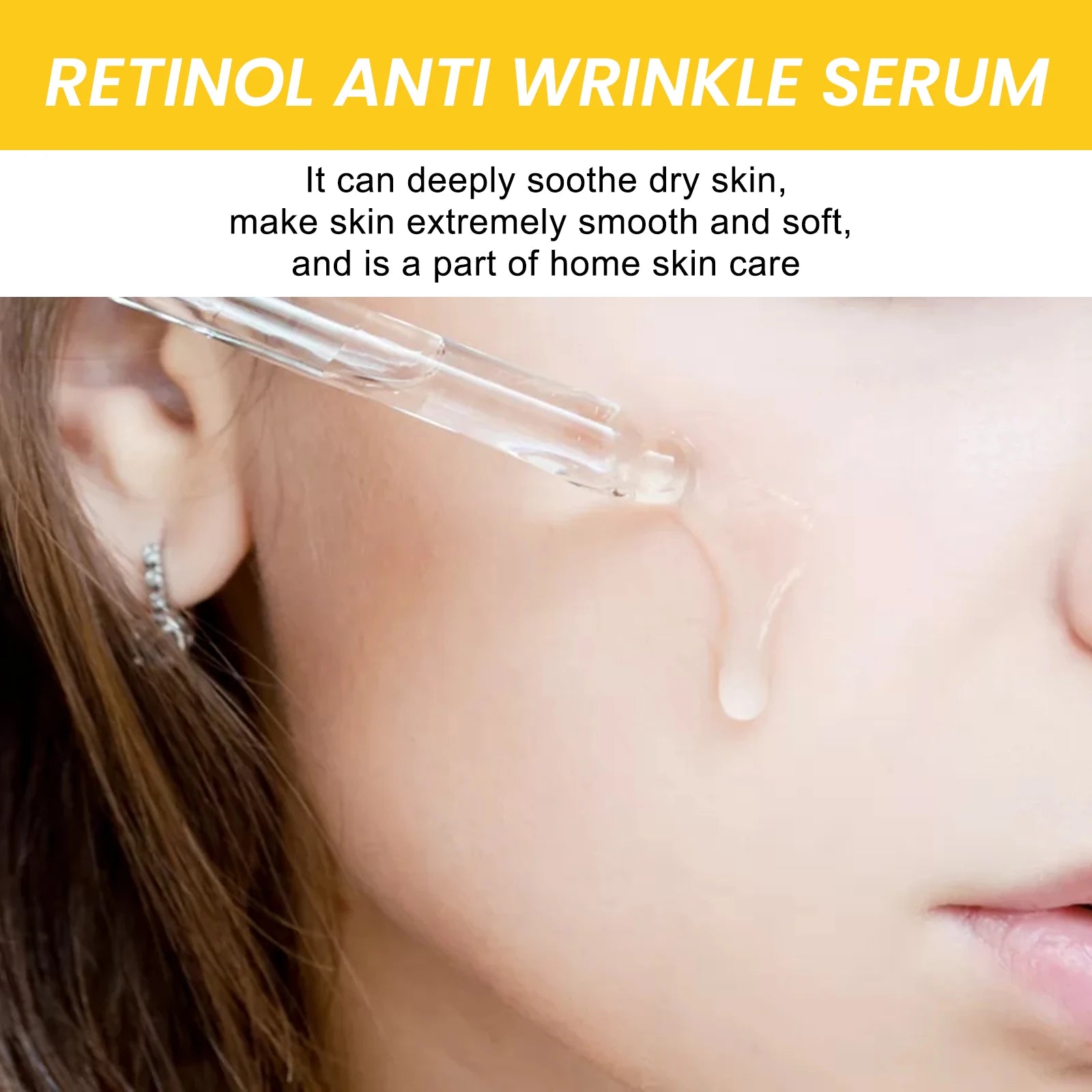 Retinol Anti-Wrinkle Serum Anti Aging Face Lifting Firming Fade Fine Lines Moisturizing Skin Care Hyaluronic Acid Facial Serum Zpaxo