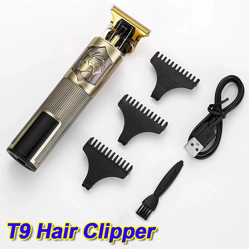 2026 Hot Sale Vintage T9 Hair Clipper Beard Shaving Body Hair Trimmer Clippers Electric Men Haircut Machine Barber Shaver Zpaxo