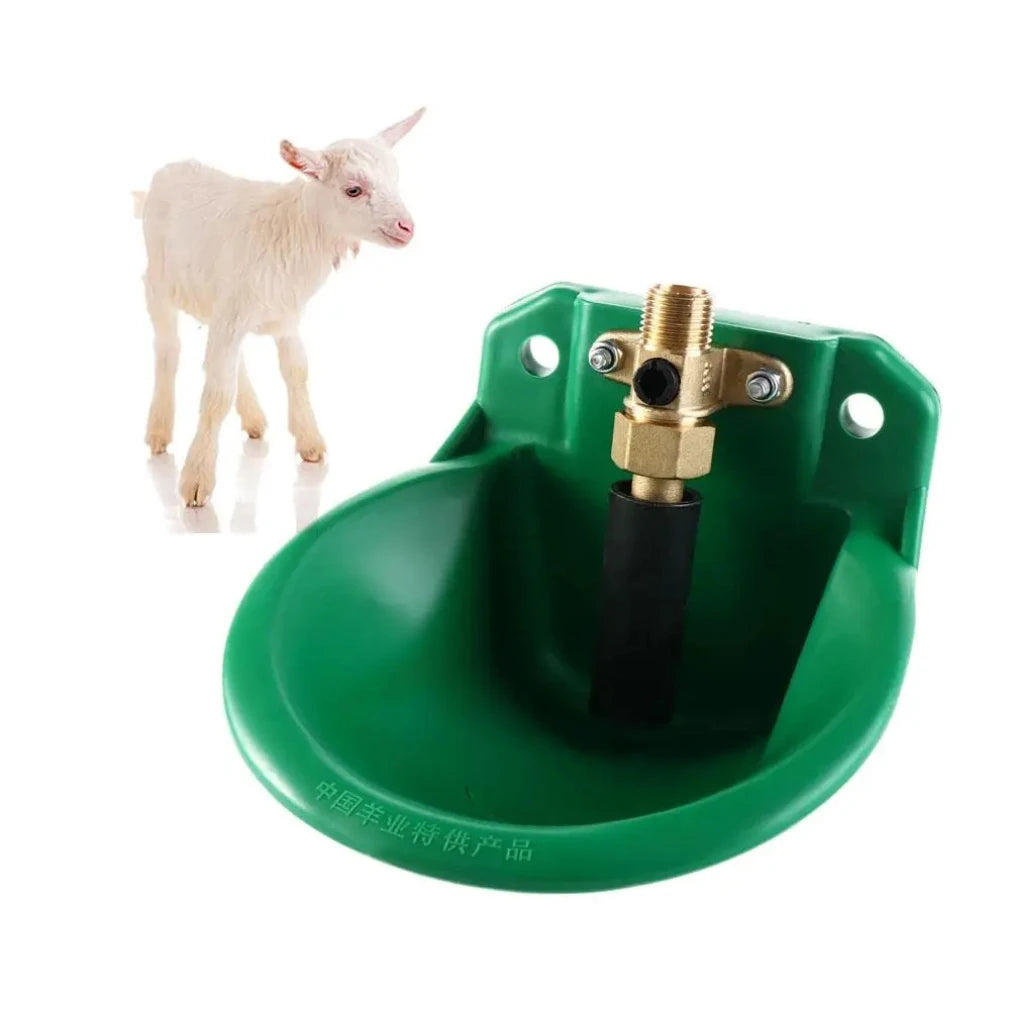 Automatic Water Bowl Liquid Drinker Sheep Cow Cattle Pig Goat Horse Farm Animal Feeder Drinking Tool Replace Cattle Copper Valve Zpaxo