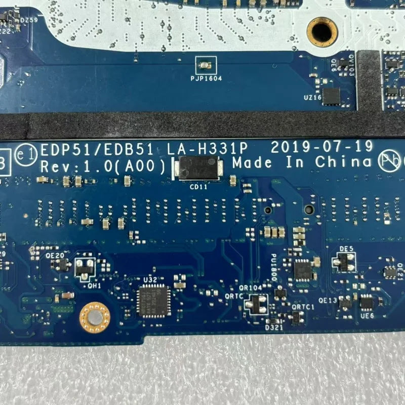 LA-H331P Dell Precision 5540 Laptop Motherboard CPU I7-9750H T1000