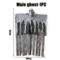 Weather-resistant Hanging Skeleton Ghost Outdoor Halloween Decor