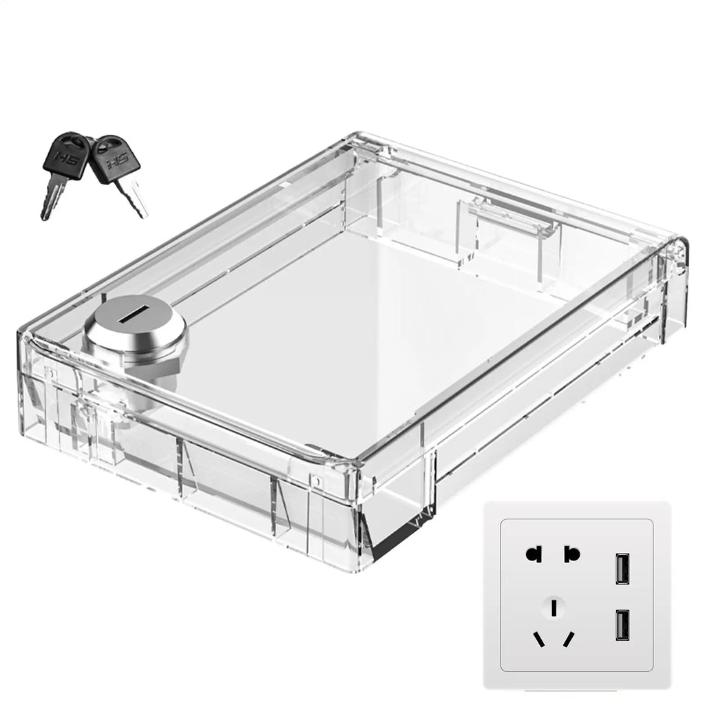 Switches Guard Cover Transparent Childproof Central Air Conditioning Controller Protector Splash Guard for Central Air Zpaxo Default Title