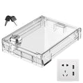 Switches Guard Cover Transparent Childproof Central Air Conditioning Controller Protector Splash Guard for Central Air Zpaxo Default Title