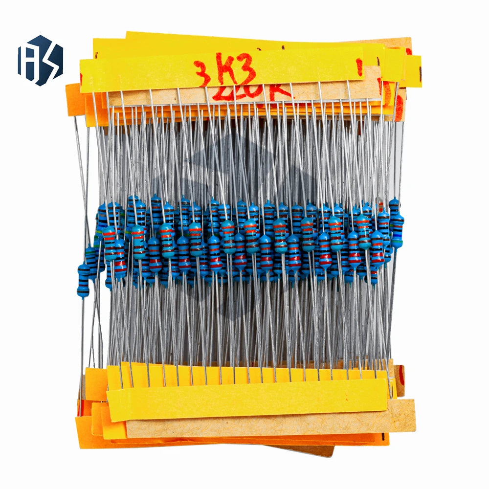 10 1M 1 4W Metal Film Resistor Assortment 30 Values Each Key Zpaxo