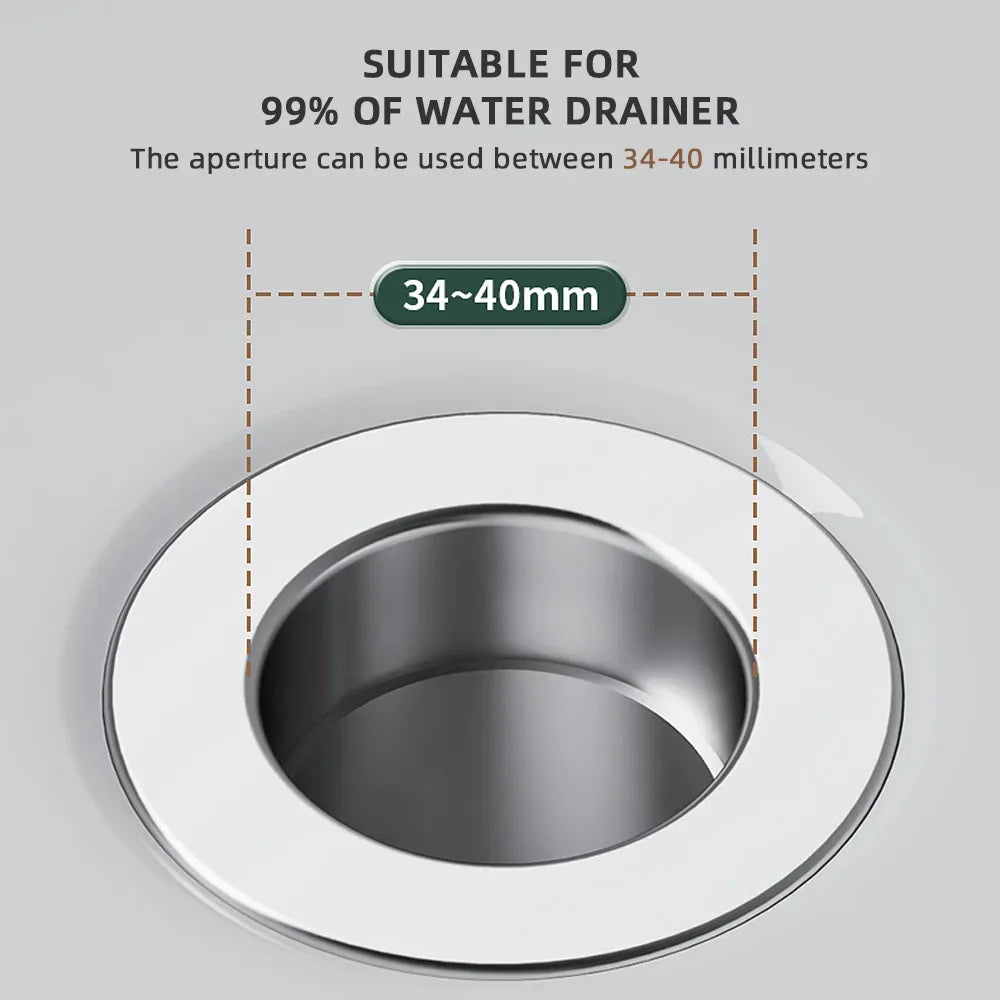 Sink Drains Filter Bathroom Pop-up Plug Stopper Wash Basin Hair Zpaxo