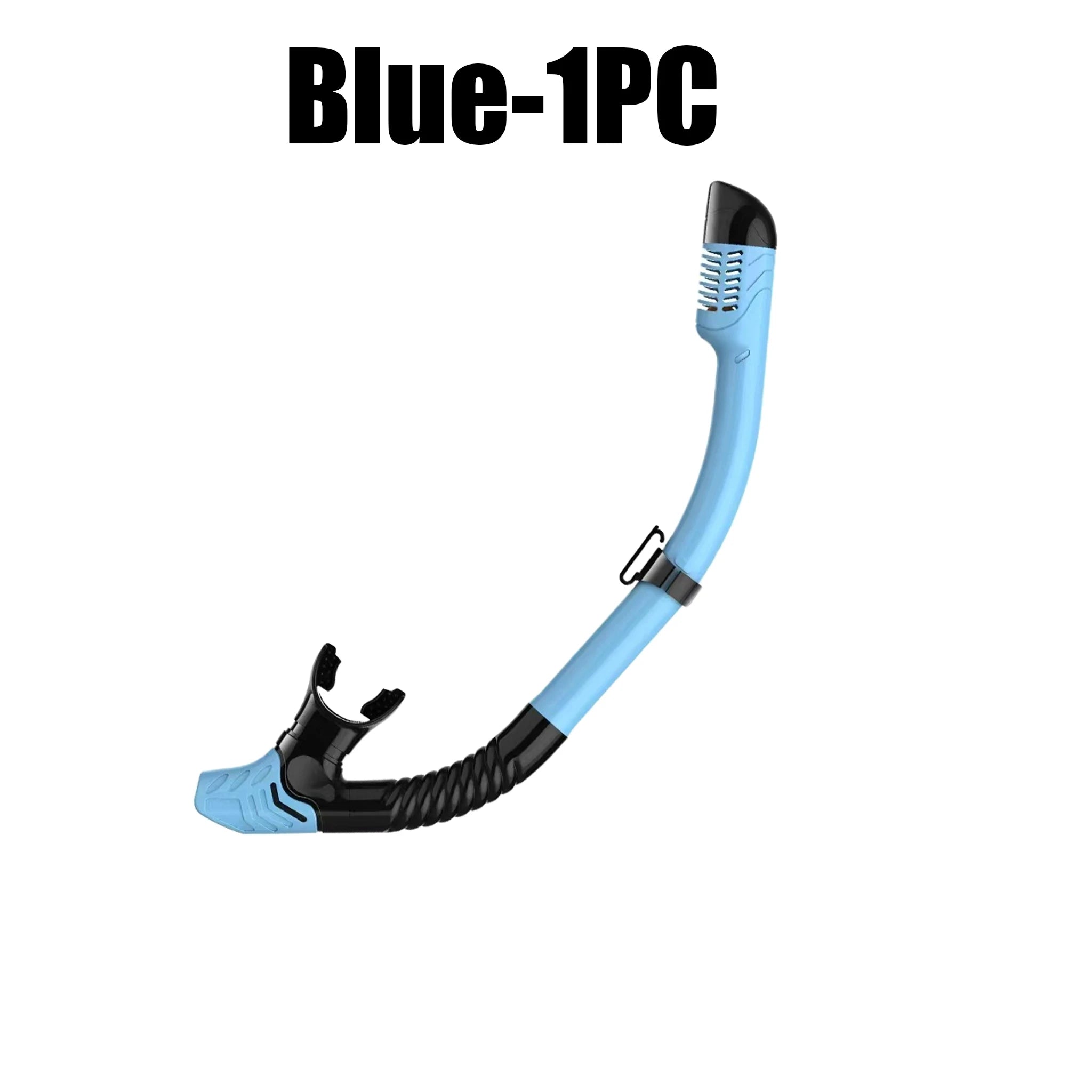 Adult Dry Snorkel Scuba Diving Underwater Swimming Full Multiple Zpaxo Blue 1PC