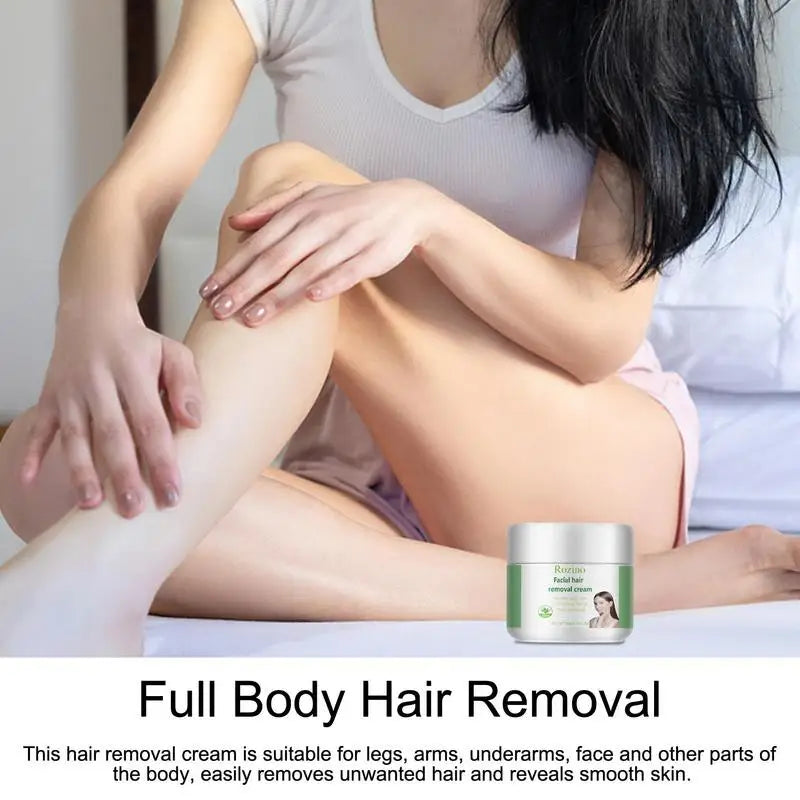 Aloe Depilatory Cream – Gentle Hair Removal Face & Body 50g Hair Removal Cream Zpaxo