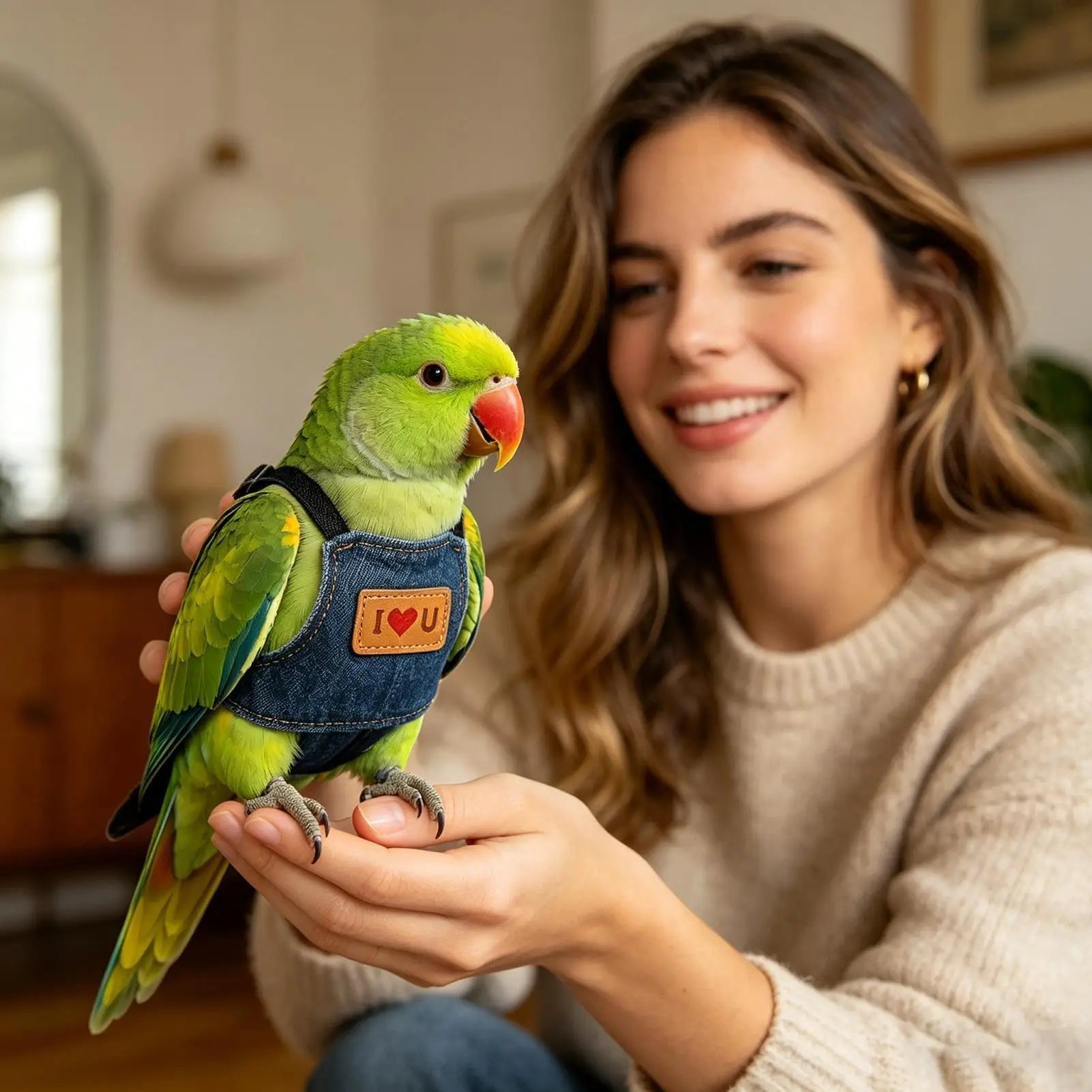 Bird Harness Adjustable Anti-Slip Pet Supplies Parrot Flying Rope Harness Outdoor for Small Medium Large Lovebirds African Grey Zpaxo