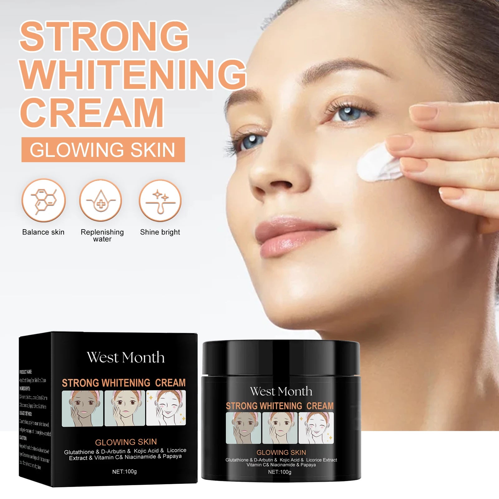 Firming Lifting Face Cream Remover Melanin Correcting Lightening Brightening Fade Pigmentation Moisturizing Skin Care Product Zpaxo
