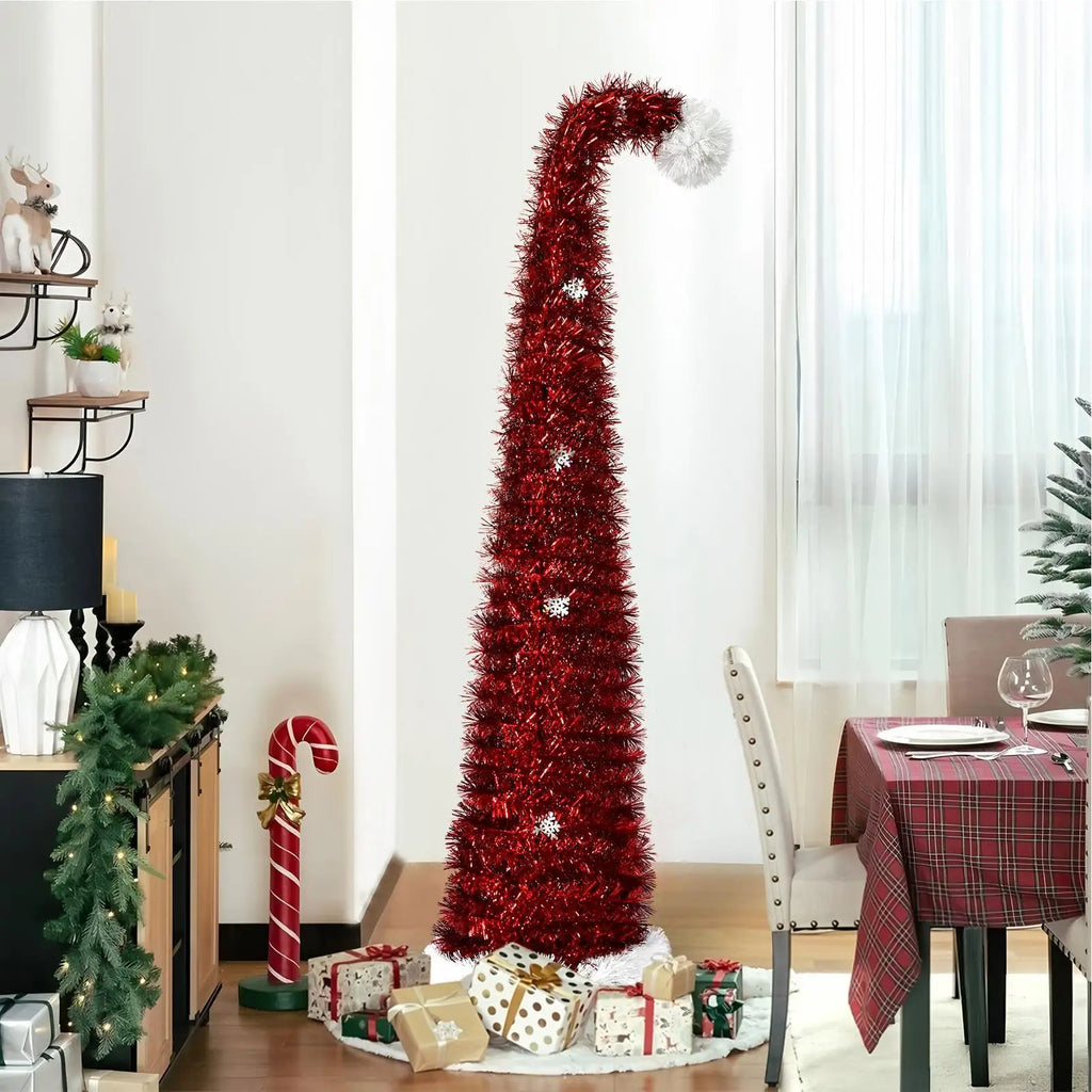Christmas Tree 4 92 Ft Retractable Spiral Realistic Tabletop Ornament