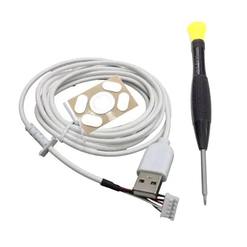 652F Complete Mouse Upgrades Rubber Wire Surfaces Adaptive Feet Zpaxo