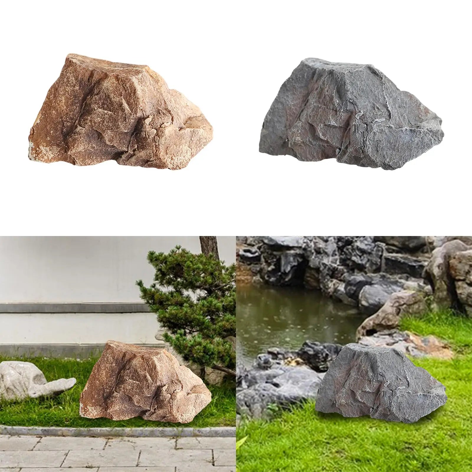 Artificial Rock Lightweight Versatile Sandstone Landscape Natural Zpaxo