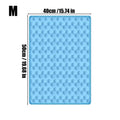 Dog Cooling Mat Summer Non Slip Washable Pet Pad Crate Kennel Travel