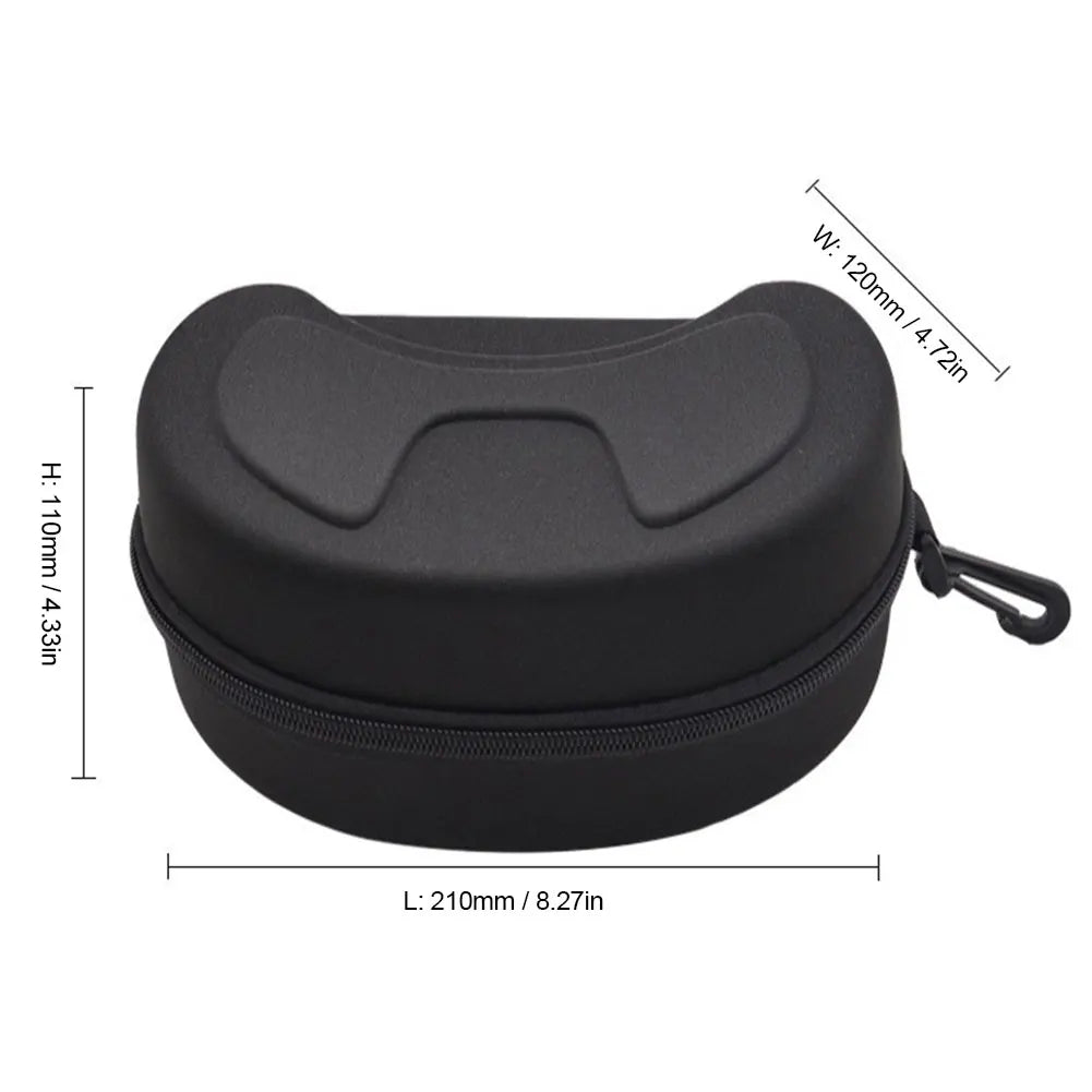 EVA Ski Goggle Case Snowboard Snow Goggles Box Large Hard Sports Glasses Case with Strap For Outdoor Sport Parts Zpaxo