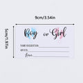 10/20/50/100Pcs Gender Reveal Party Voting Cards Boy or Girl Vote Gender Reveal Game Cards Baby Shower Party Supplies Blue Pink Zpaxo J2504102 10Pcs