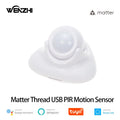 Matter Motion Sensor PIR Infrared Human Body Movement Detector USB 5v/BatteryTuya Samrt Life APP Remote Control Home Automation Zpaxo China Mainland
