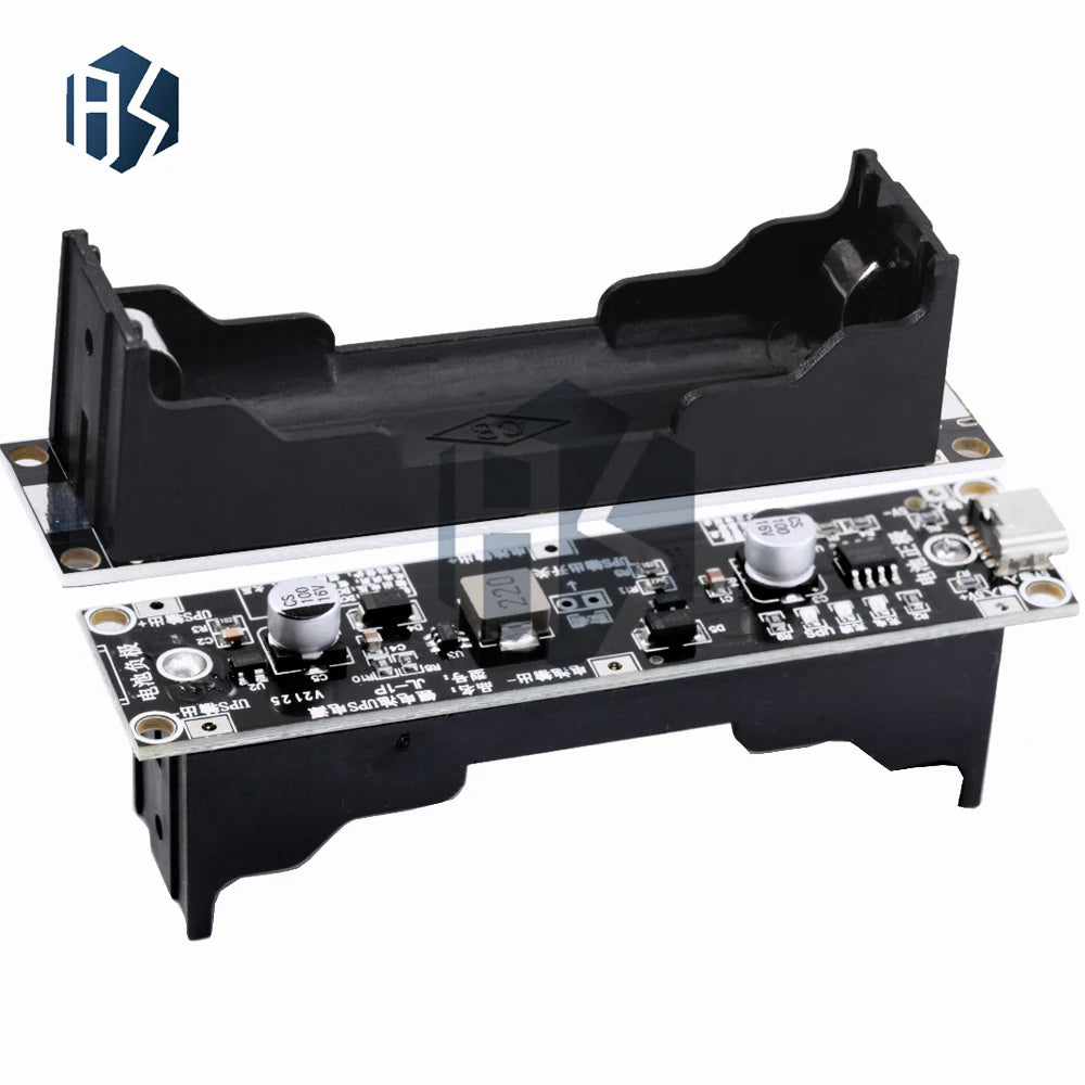 18650 UPS Power Supply Module 5V 9V 12V 1A Synchronous Boost Zpaxo