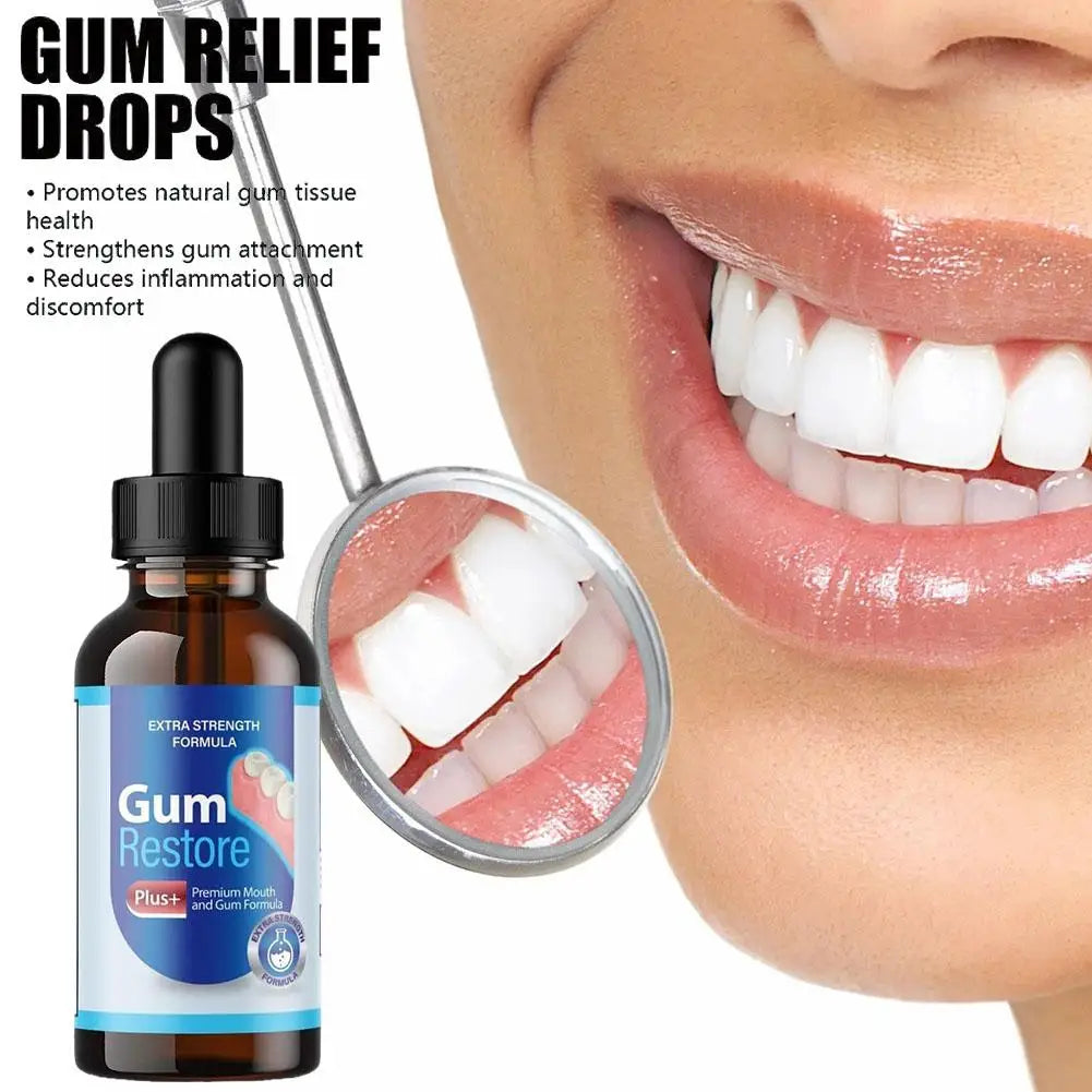 30ml Gum Repair Drops – Sore Gum Relief & Teeth Cleaning Gum Repair Serum Zpaxo