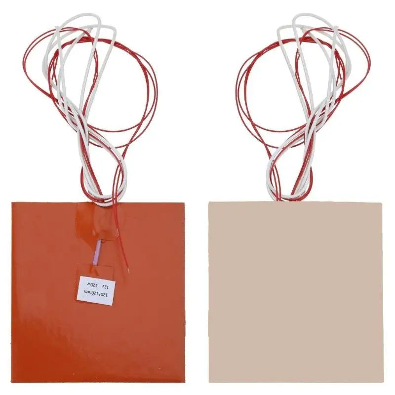 652F 3D Printer Bed Silicone Heated Heating Pad 120x120mm Zpaxo
