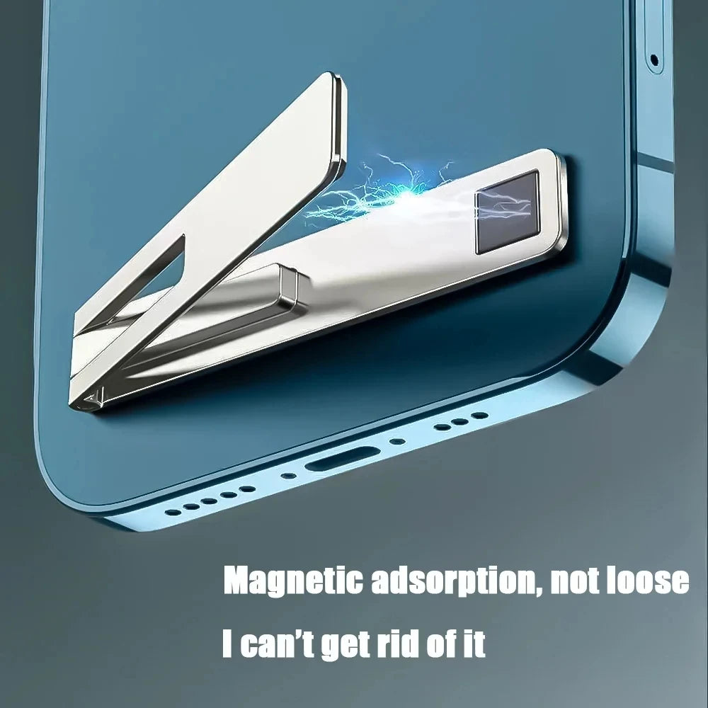 Ultra Thin Mini Phone Kickstand Stand Metal Foldable Universal Zpaxo