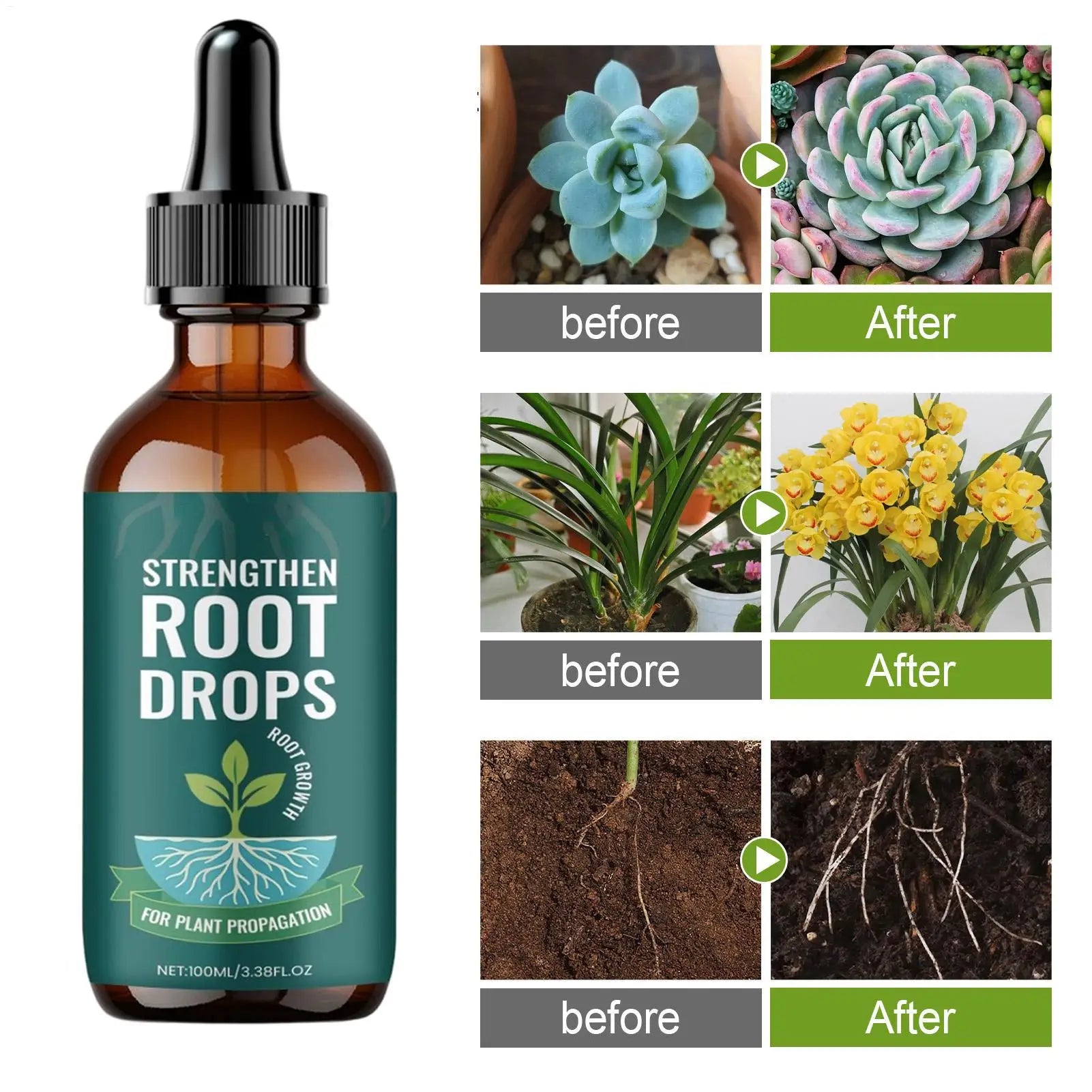 Liquid Root Stimulator Plant Enhancer Cuttings Growth Houseplants