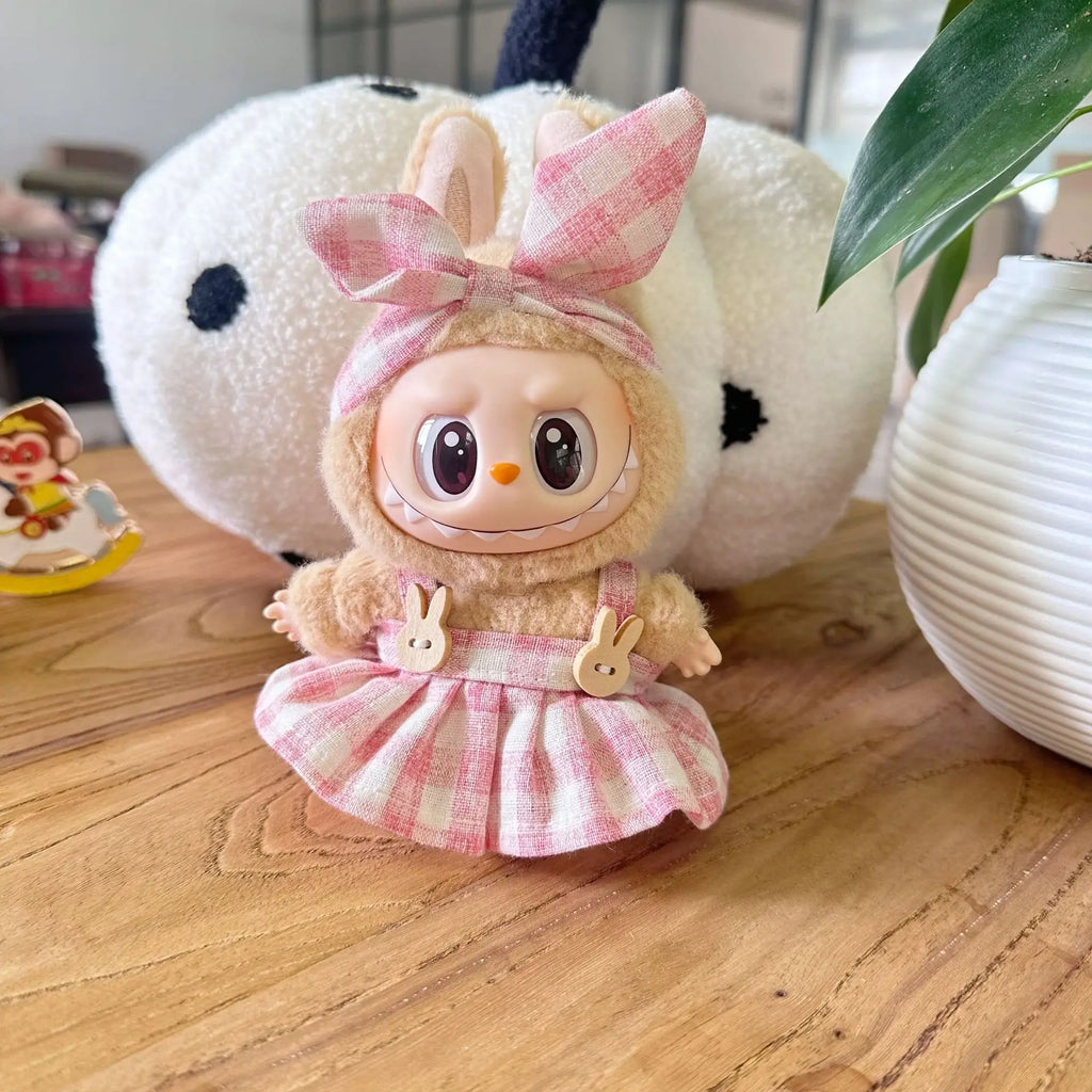 LABUBU Doll'S Clothes Outfit Accessories for 15-17cm Labubu Idol V1 V2 Stylish Outfit Clothes Sports Leisure Suit Clothing Gift Zpaxo