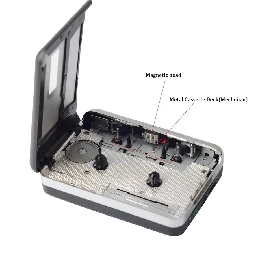 Cassette Player Usb Cassette To Mp3 Converter Capture Audio Music Player Tape Cassette Recorder Drop Shipping Zpaxo