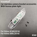 Car Accessories Volvo Rear View Camera Install Bracket License Plate