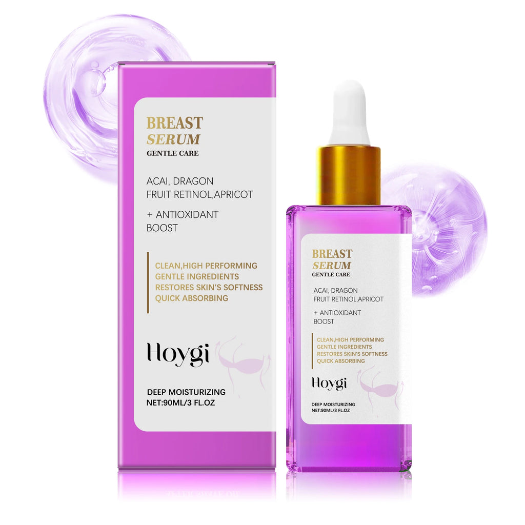 Firming and Plumping Breast Serum - Lifting, Moisturizing and Enhancing Elasticity Nourishing Massage Breast Care Essence Zpaxo 90ml boxed